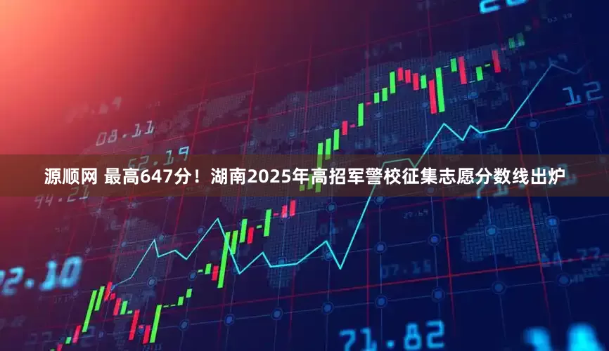 源顺网 最高647分！湖南2025年高招军警校征集志愿分数线出炉